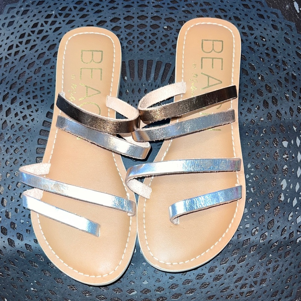 Beach by Matisse Summertime Women's Leather Sandals Multicolor Size 7M